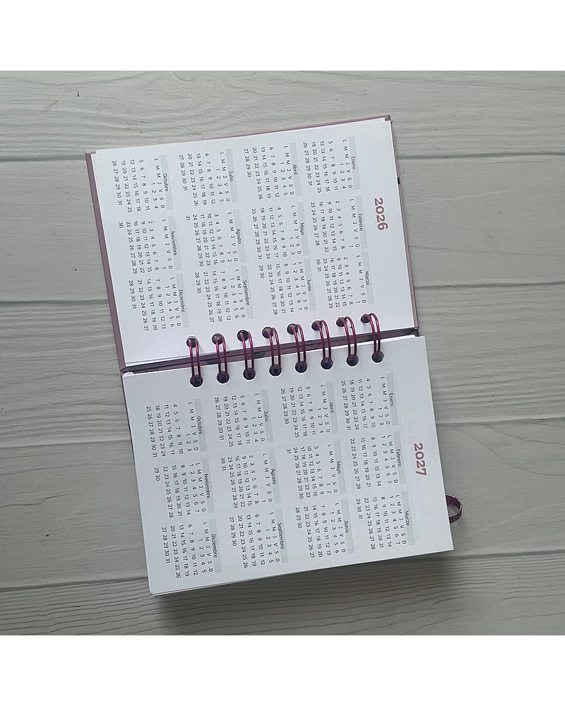 Mini Planner a6 perritos salchicha elegantes