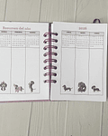Mini Planner a6 perritos salchicha elegantes