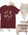 Polera de algodón Estampada Pudús