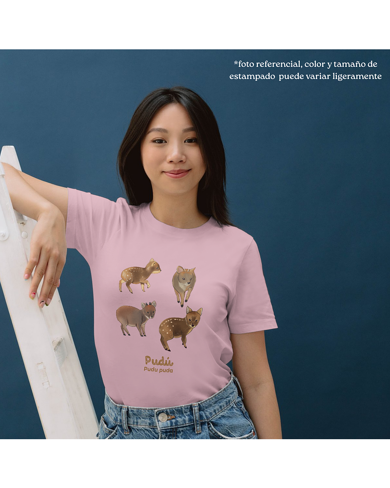 Polera de algodón Estampada Pudús