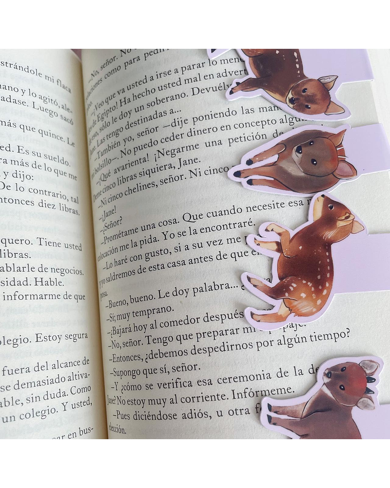 Marcapáginas Magnéticos Pudú | Papelería Ilustrada Chilena