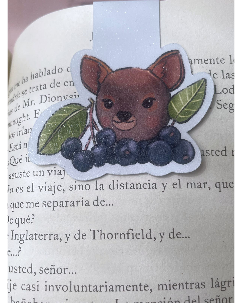 Marcapáginas Magnéticos Pudú diseño Chilco y Maqui | Papelería Ilustrada Chilena