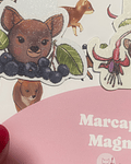 Marcapáginas Magnéticos Pudú diseño Chilco y Maqui | Papelería Ilustrada Chilena