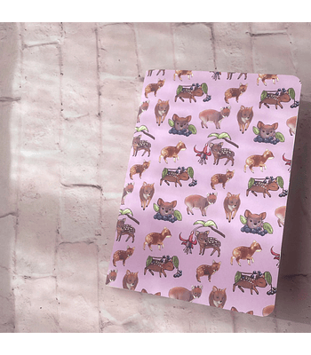 Libreta a5 Tapa blanda Bosque de Pudués 