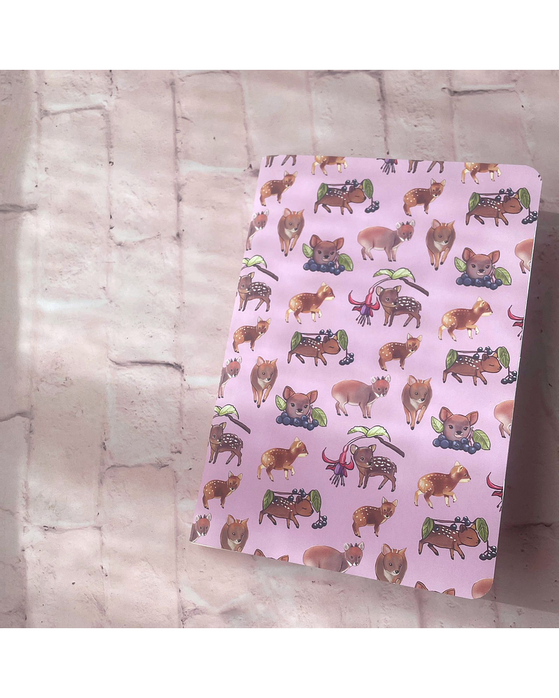 Libreta a5 Tapa blanda Bosque de Pudués 