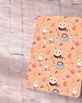 Libreta a5 Tapa blanda Gatitos Otoño