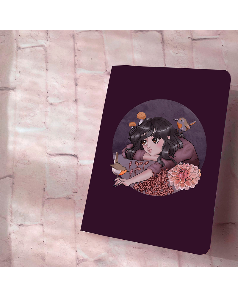 Libreta a5 Tapa blanda Fungi Chucao