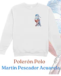 Polerón Polo Estampado Martín Pescador Acuarela