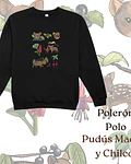 Polerón Polo Estampado Pudús Maqui y Chilco