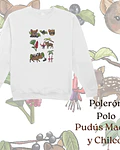 Polerón Polo Estampado Pudús Maqui y Chilco