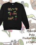 Polerón Polo Estampado Pudús Maqui y Chilco
