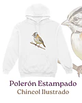 Poleron Canguro estampado Chincol Ilustrado
