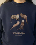 Poleron Polo estampado Chungungos Ilustrados, fauna chilena