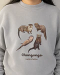 Poleron Polo estampado Chungungos Ilustrados, fauna chilena