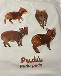 Polera de algodón Estampada Pudús