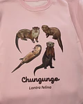 Poleron Polo estampado Chungungos Ilustrados, fauna chilena