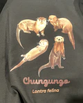 Polera de algodón Estampada Chungungos Ilustrados, fauna chilena