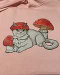 Polerón Canguro Estampado Fungi Hongos Gatito Amanita muscaria