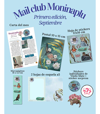 Mail club Septiembre(Solo dentro de Chile)