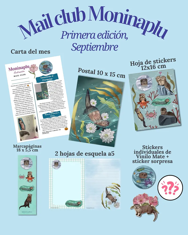 Mail club Septiembre(Solo dentro de Chile)