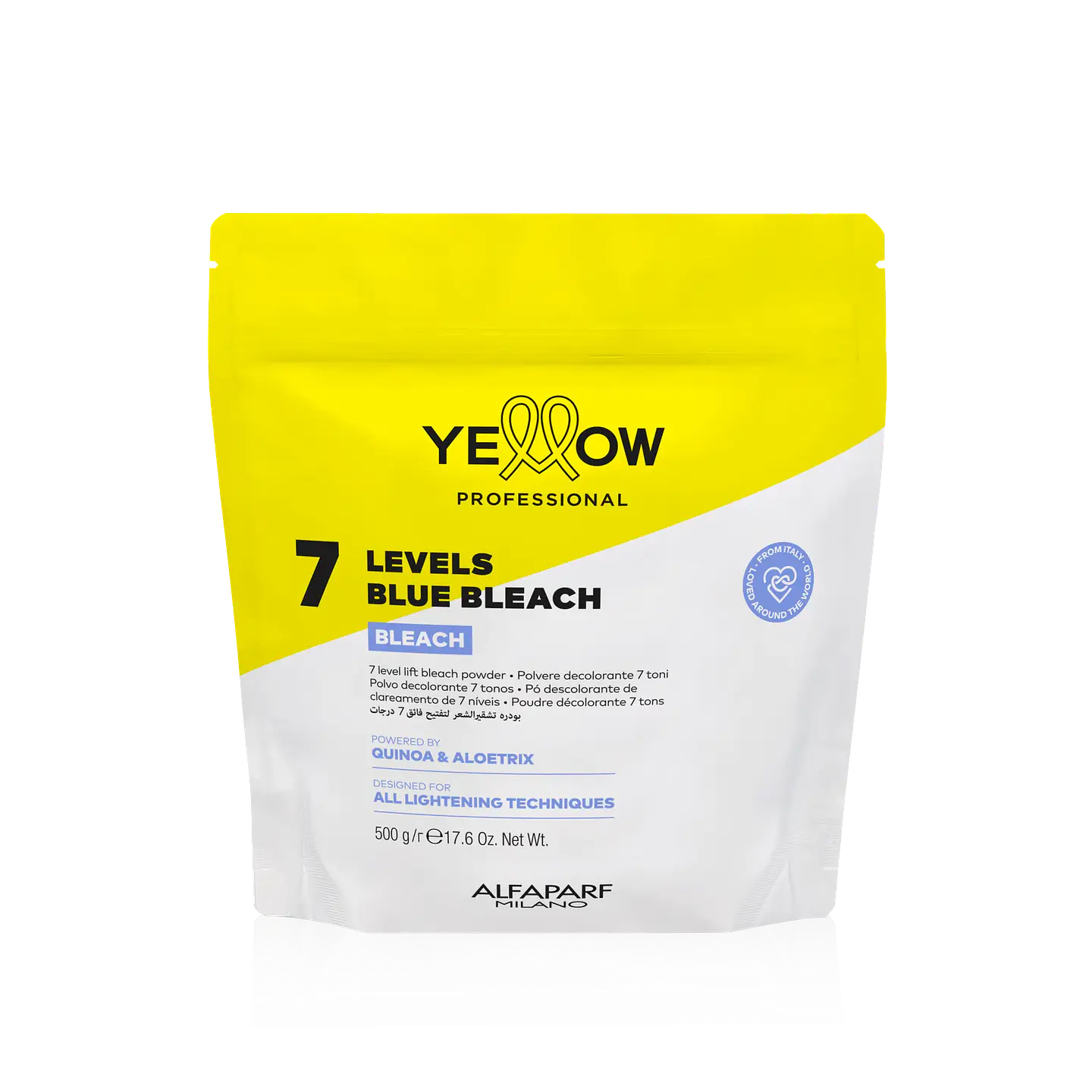 Yellow Professional 7 Levels Blue Bleach 500gr 1