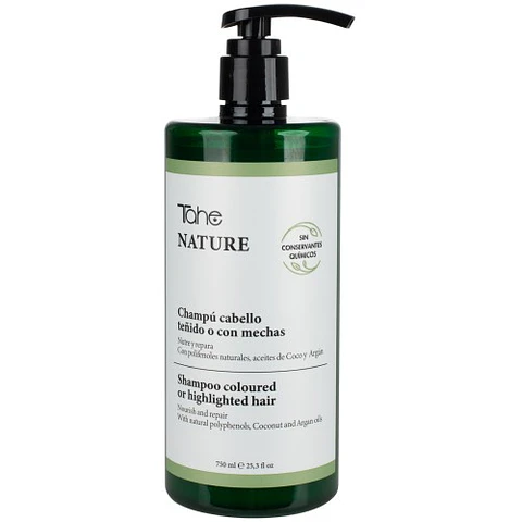 Tahe Nature Shampoo Cabello Teñido o con Mechas 750ml