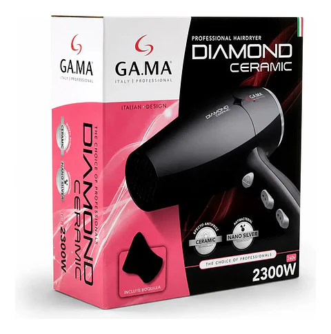 GA.MA Diamond Ceramic Secador 2300 W — Negro