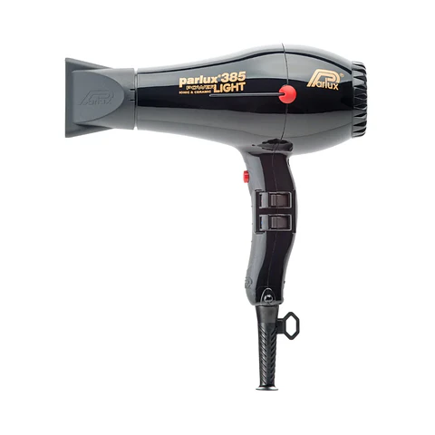 Parlux 385 PowerLight Secador de Pelo — Negro