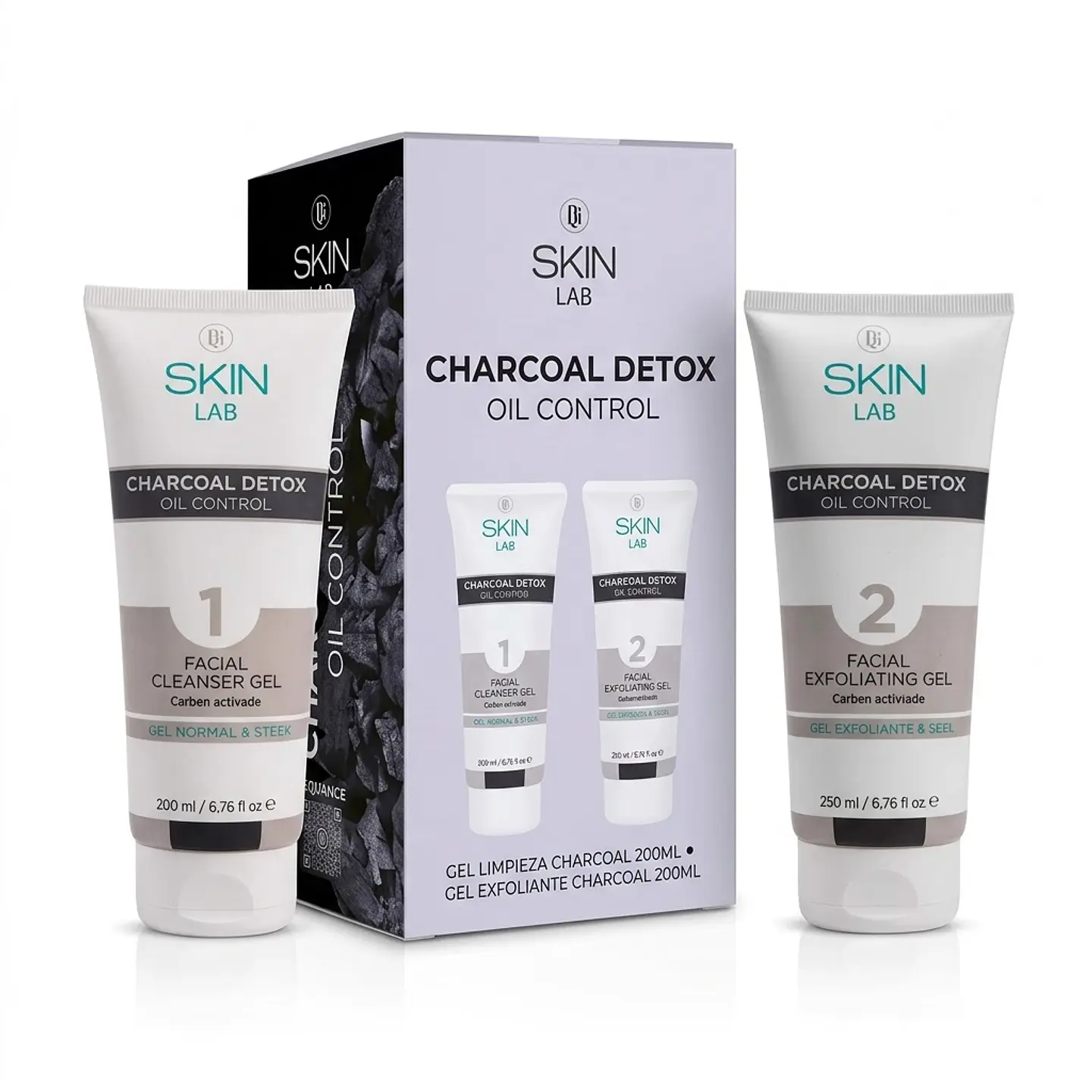 Skin Lab Charcoal Pack Limpieza+Exfoliante 1