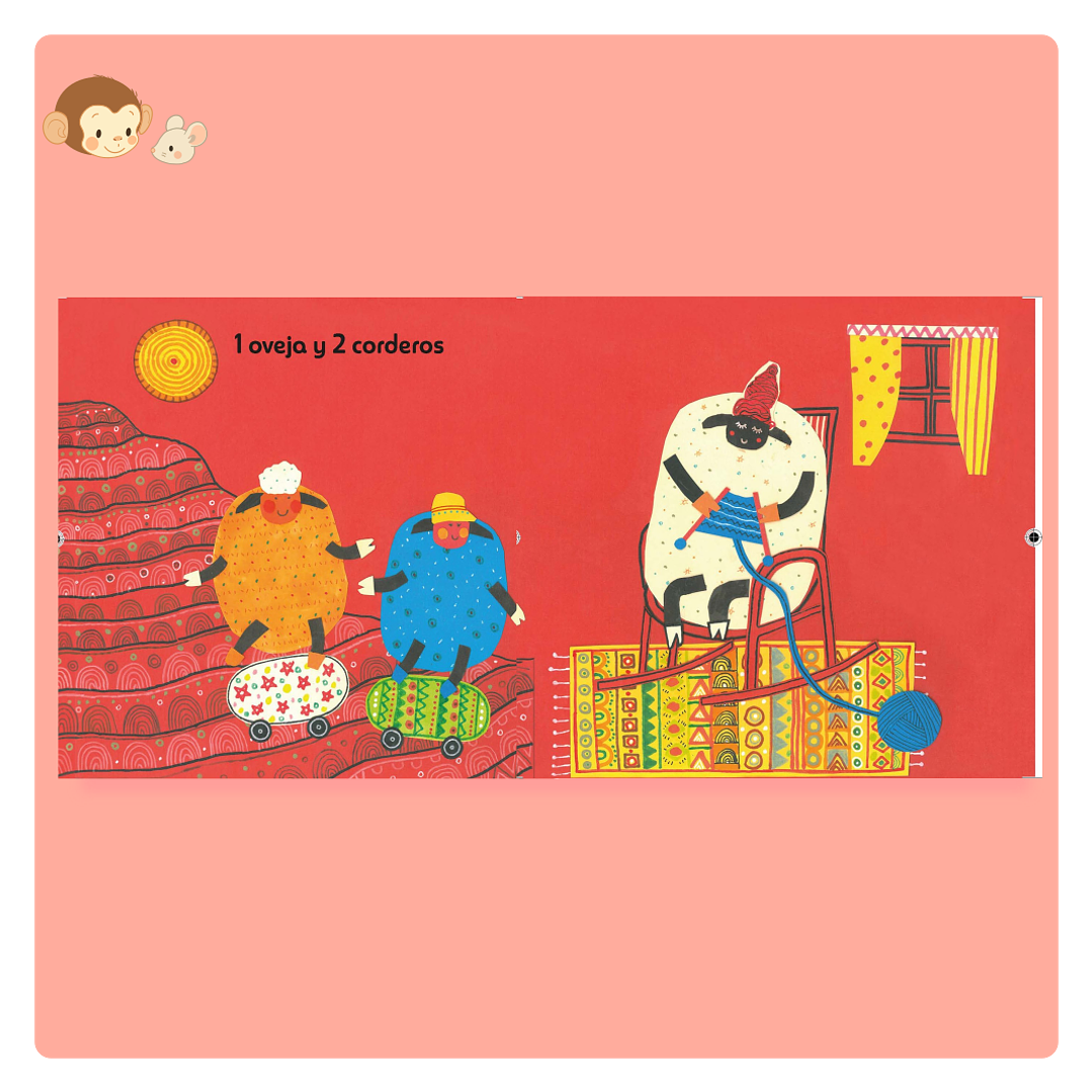 Cuenta cuántos cachorros y crías hay 2