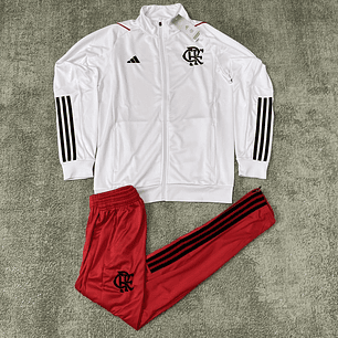 CONJUNTO TREINO FLAMENGO 2024 BRANCO