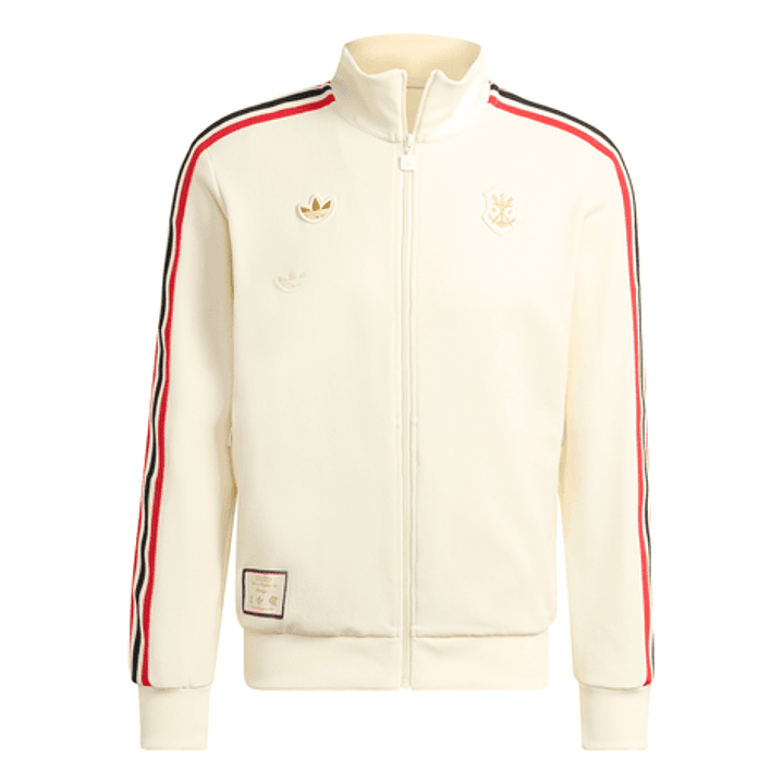 CONJUNTO TREINO ICON FLAMENGO DOURADO BRANCO  1