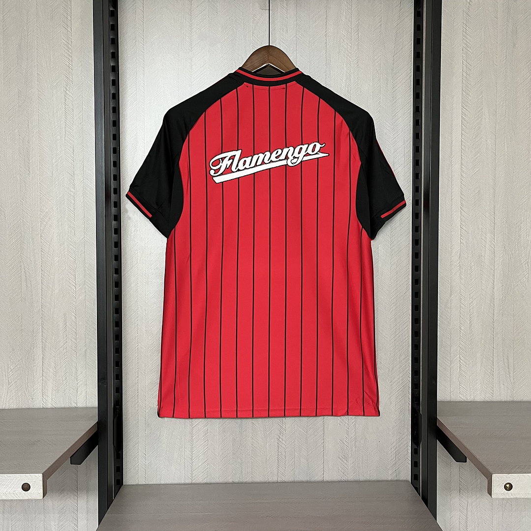 Camisa Flamengo Baseball 2025/2026 Mundial - Camisa mundial de clubes flamengo botões 4