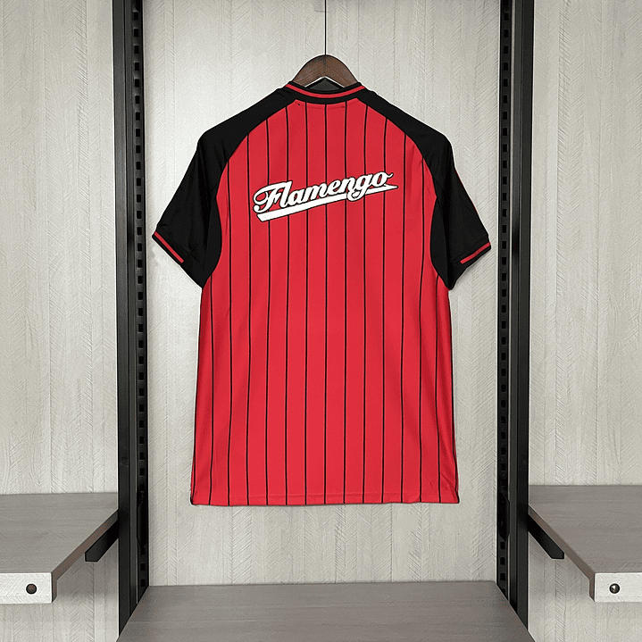 Camisa Flamengo Baseball 2025/2026 Mundial - Camisa mundial de clubes flamengo botões 4