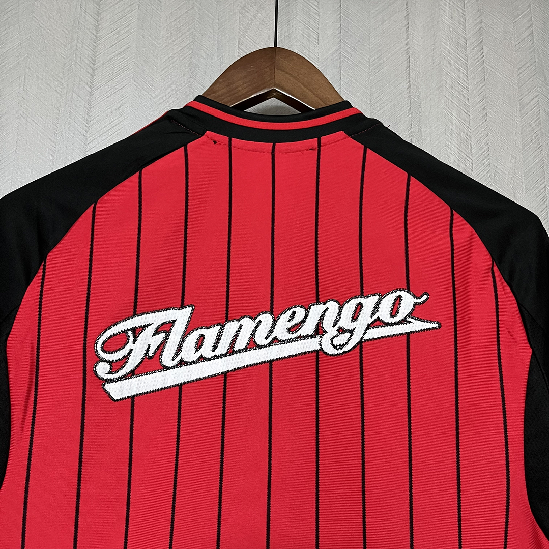Camisa Flamengo Baseball 2025/2026 Mundial - Camisa mundial de clubes flamengo botões 5