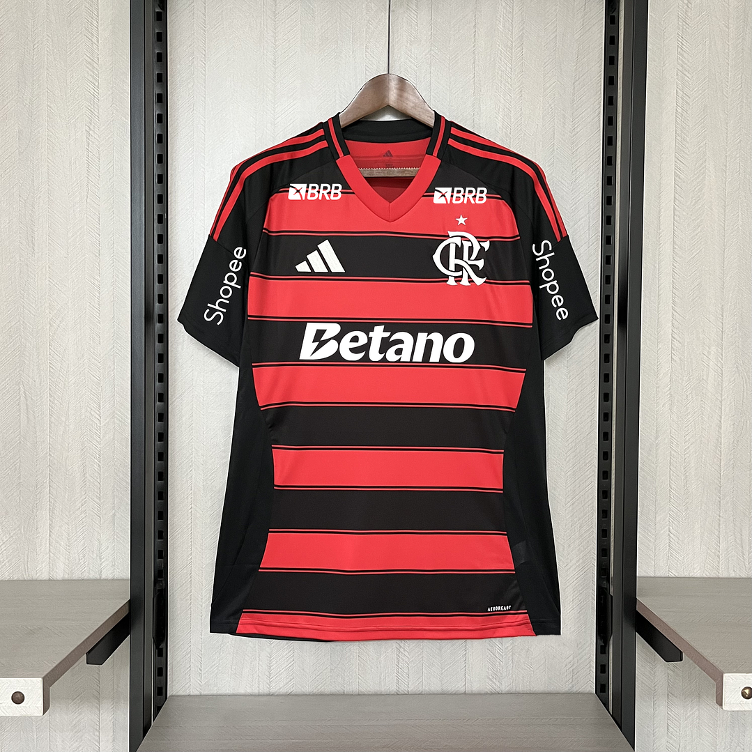 Camisola Flamengo Principal - Todos os patrocínios  25/26 - torcedor 1