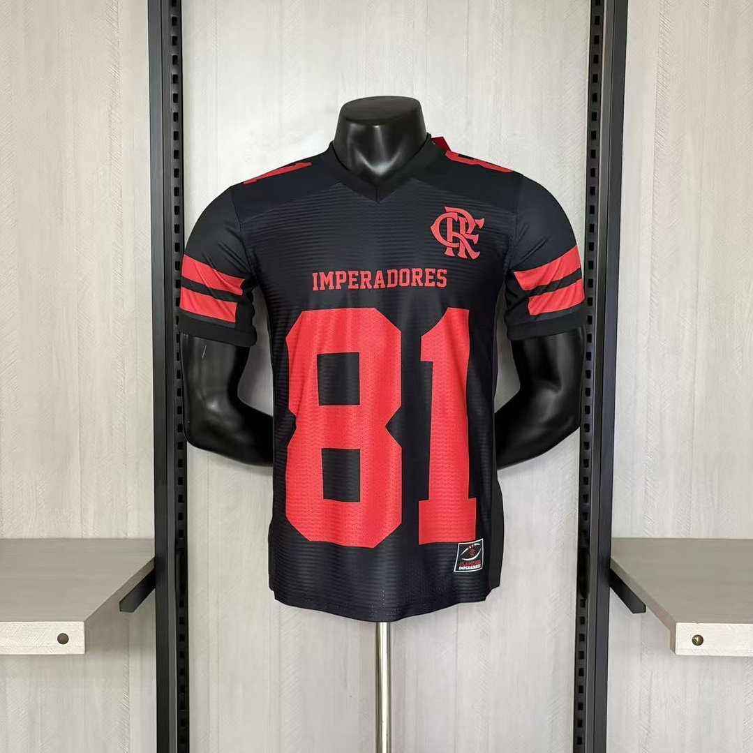 CAMISA FLAMENGO FUTEBOL AMERICANO 25/26  preta 1