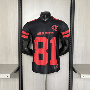CAMISA FLAMENGO FUTEBOL AMERICANO 25/26  preta