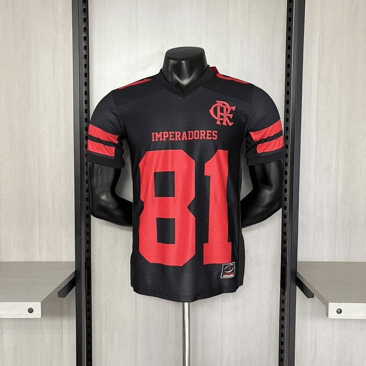 CAMISA FLAMENGO FUTEBOL AMERICANO 25/26  preta 1