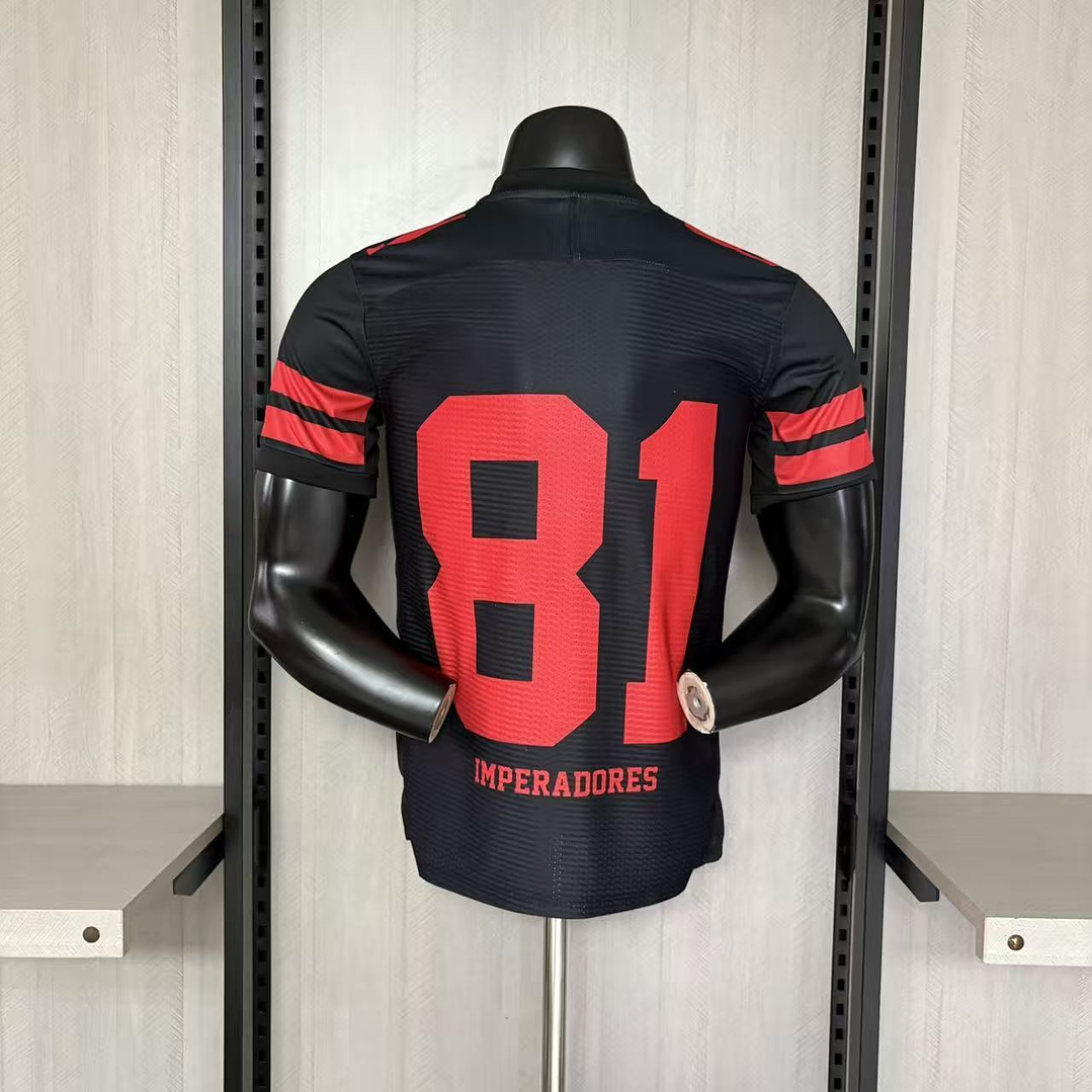 CAMISA FLAMENGO FUTEBOL AMERICANO 25/26  preta 2