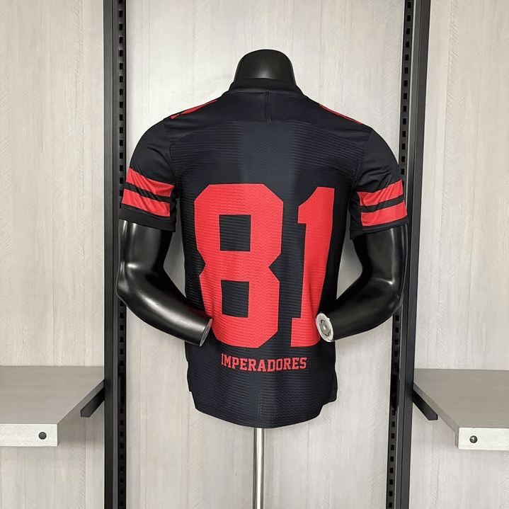 CAMISA FLAMENGO FUTEBOL AMERICANO 25/26  preta 2