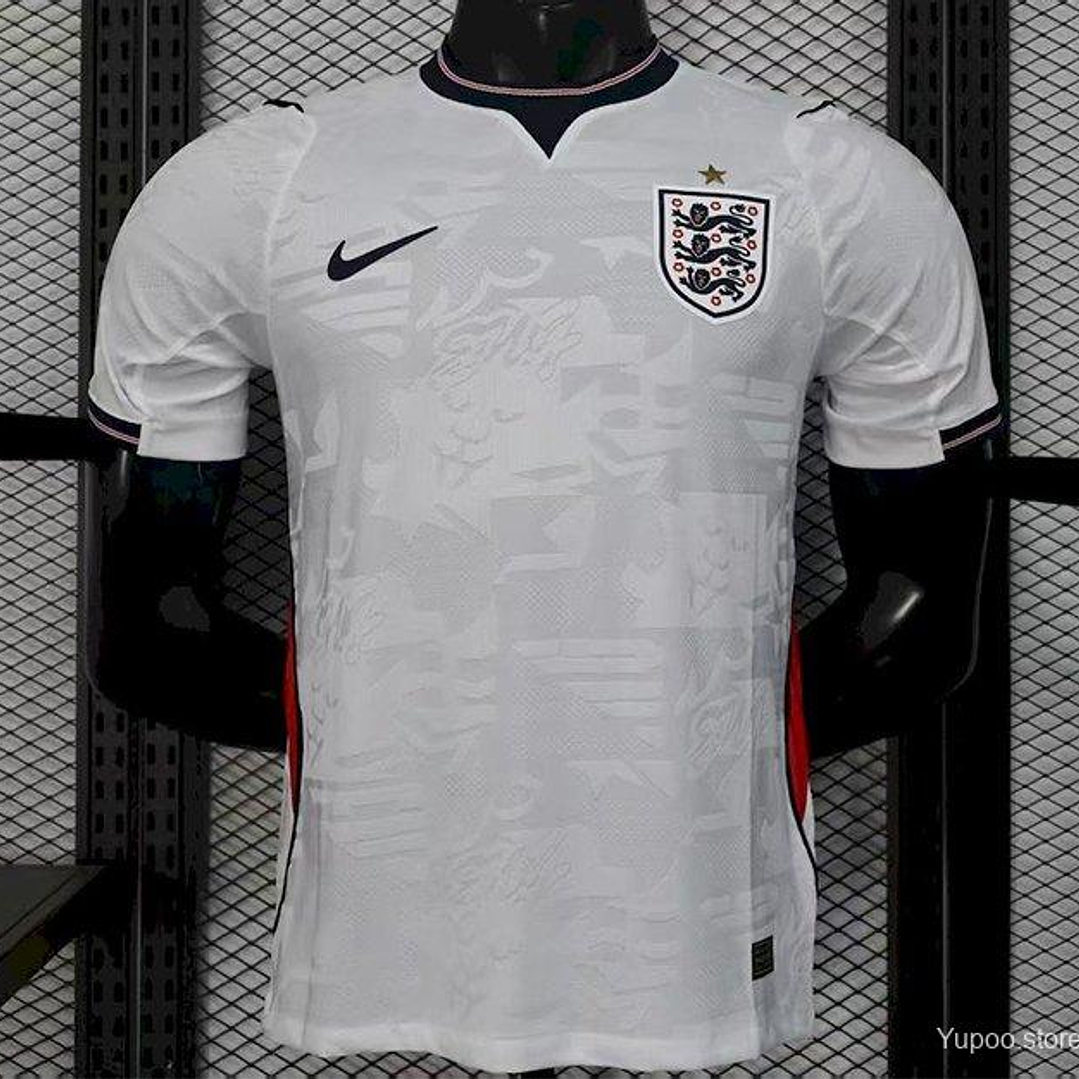 Inglaterra 2025/26 Player Version Mens England Home Jersey 1