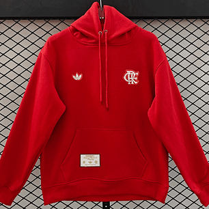 MOLETON FLAMENGO CANGURU VERMELHO