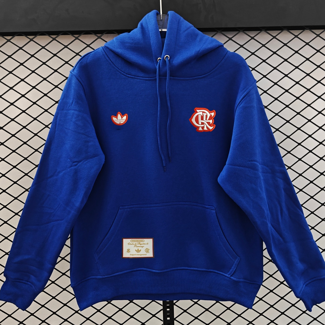 MOLETON FLAMENGO CANGURU AZUL marinho 1