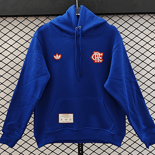 MOLETON FLAMENGO CANGURU AZUL marinho