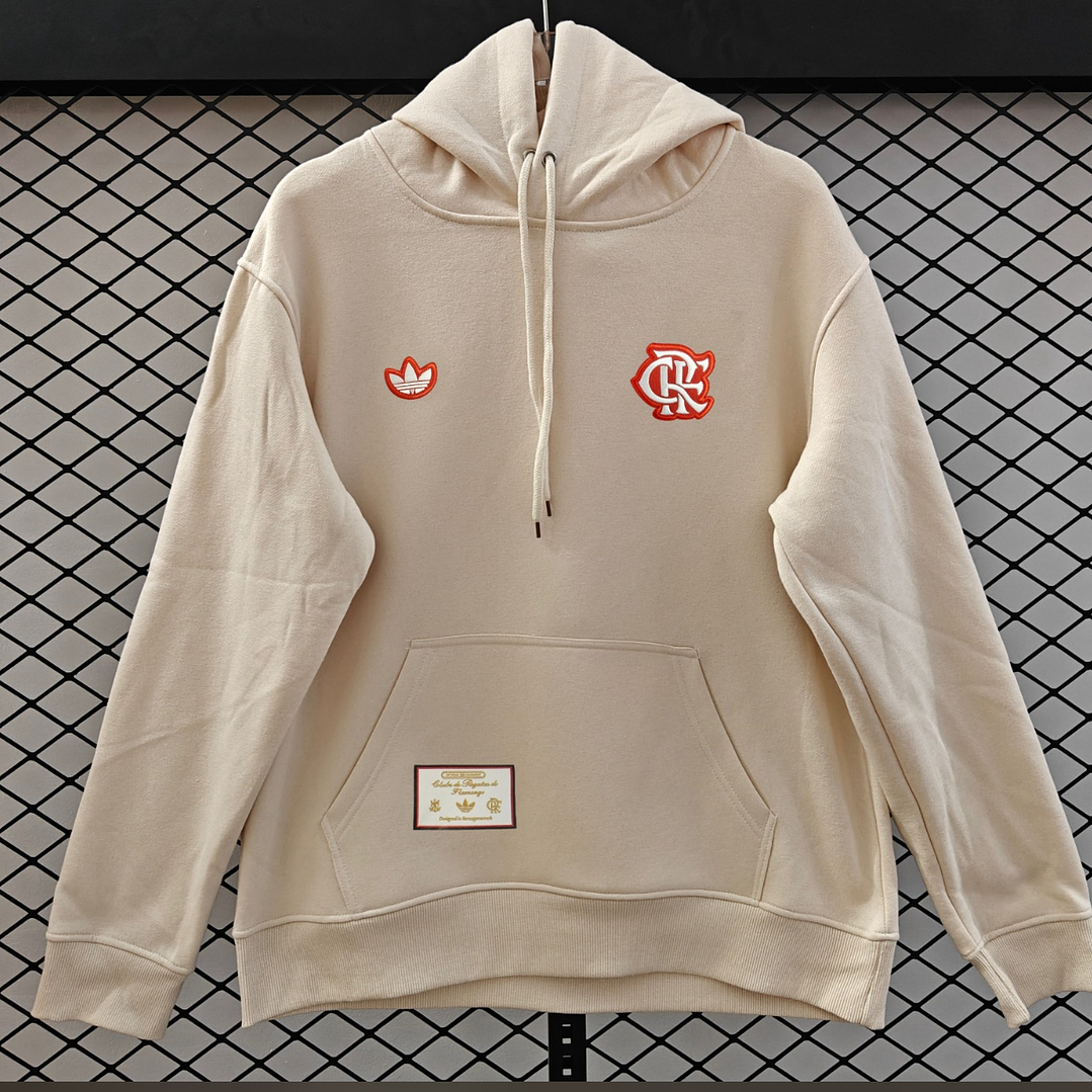 MOLETON FLAMENGO CANGURU bege 1