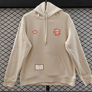 MOLETON FLAMENGO CANGURU bege