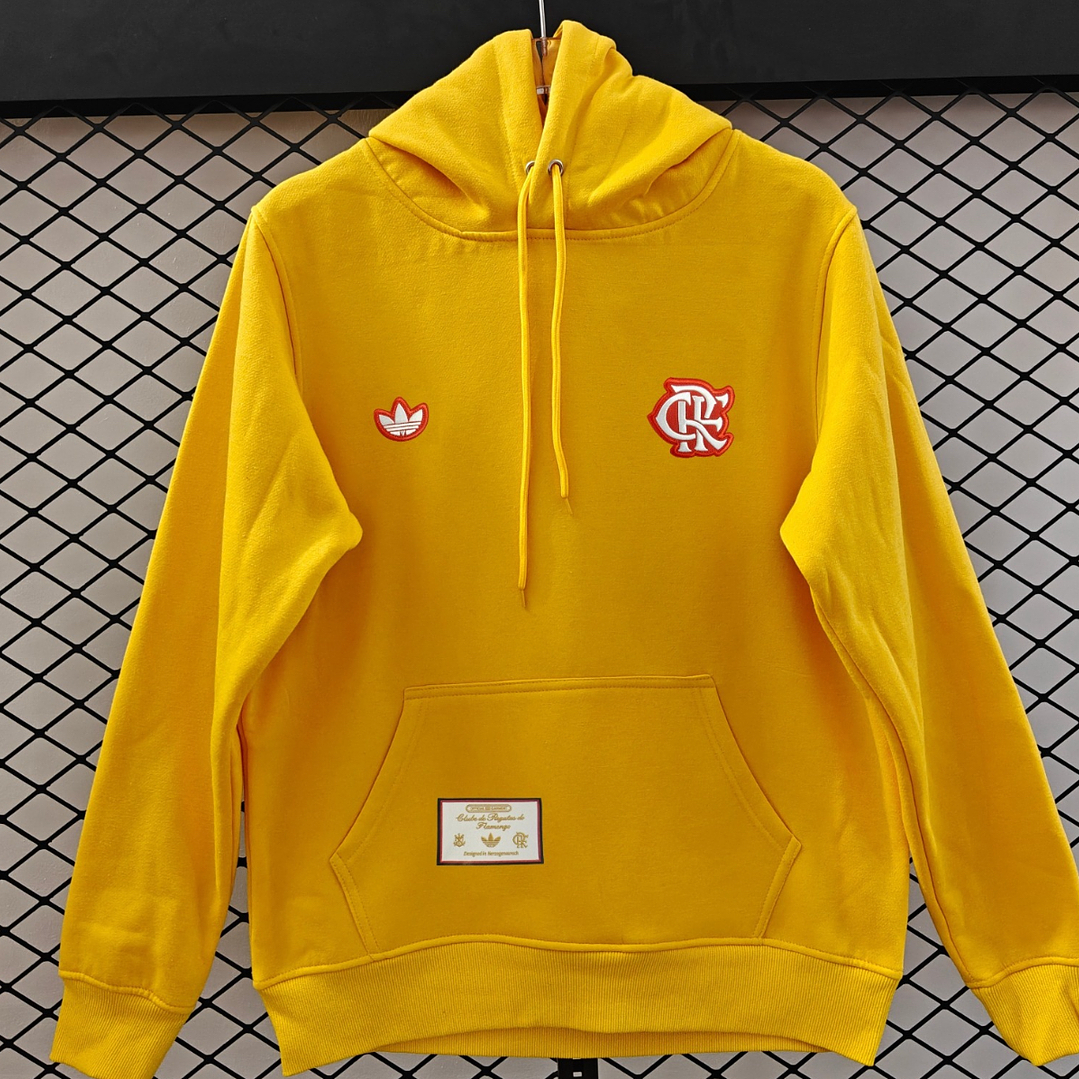 MOLETON FLAMENGO CANGURU AMARELO 1