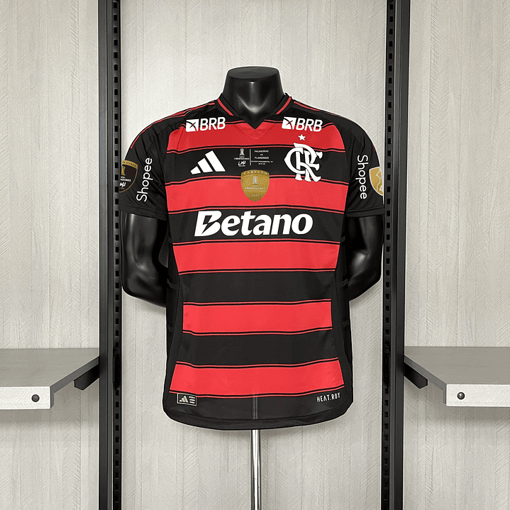 Camisa versão jogador flamengo 25/26 -  TODOS PATROCIONIOS PLAYER VERSION - patch libertadores 1