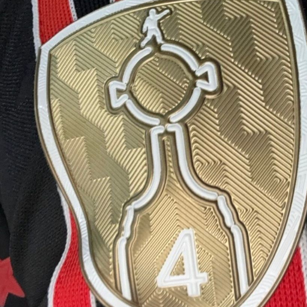 Camisa versão jogador flamengo 25/26 -  TODOS PATROCIONIOS PLAYER VERSION - patch libertadores 4